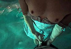 hey slut wanna watch me fuck this wet pov girlfriend outside by the pool?