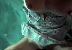 hey slut wanna watch me fuck this wet pov girlfriend outside by the pool?