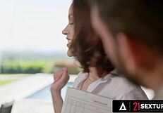 sexy brunette marie berger bends over 🍑 for deep anal on throbbing cock from 21sextury 😈