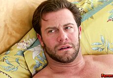 when lumi ray spots stepmom jamie michelle slurping seth's monster cock she joins for double suck