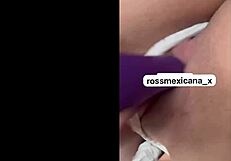 rossmexicana shoves her dildo deep and enjoys every thrust like a hot latina