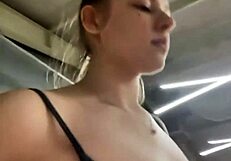 hey watch this 18yo bbw workout masturbate fingering pussy public closeup