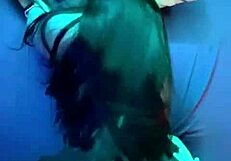 beautiful sexy latina amateur wife in lingerie bounces on huge black cock for wild ass pounding fun