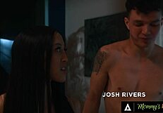 petite alexia fucked hard by stepbro while stepmom watches close