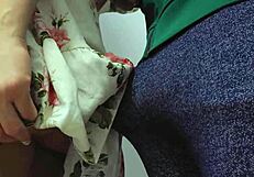 oh god my boss shoved his thick dick in my panties on crowded subway and creamed them