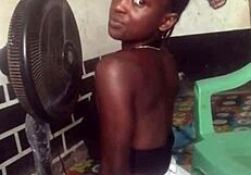 Crazy Sexy Bitch Twerks in Clothes Then Strips Naked for Wild Fun