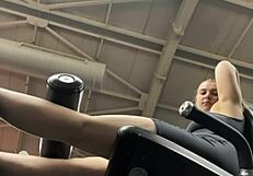 hey watch this 18yo bbw workout masturbate fingering pussy public closeup