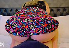 Brother rams stepsis skirt no panties creampie deep