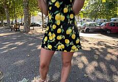 i sneak under the desk for that hot club waitress gig