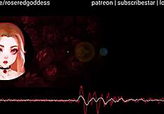 f4m bound loser takes femdom gloryhole humiliation to orgasm