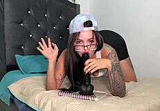 Anitta Miller Rides Huge Dildo Till She Cums Like A Whore