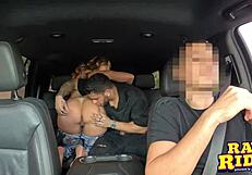 Pawg Aussie Milf Fucked Hard And Squirts In Rideshare Backseat