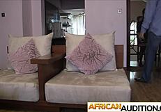 African ebony milf Kyte nails anal casting interview with deep assfucking