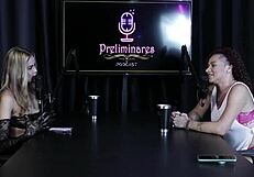 first gangbang anal with six guys in sheer lingerie swinging wild