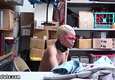 Leashed Ebony Teen Aria Faye Fucked Interracially By Perv LP Officer