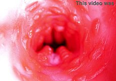 camera POV inside oiled redhead fuck doll pussy as monster cock machine pounds to orgasm. BEST INTERNAL CUMSHOT