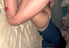 Brazilian Babe's Tight Wet Pussy Filled with Huge Cumshot Load