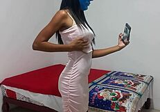 delicious thin indian flashes tits begs whore fuck