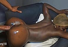 submissive croatian split wide on monster chair cock