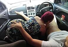 Step-nephew walks cougar then doggystyles her deep