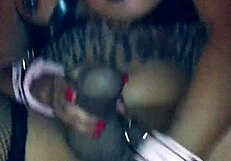 Ebony Drills Pussy with Dildo in Secret Fantasy Pt 2!