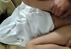 Skinny latina teen sidechick takes homemade pounding and cumshot