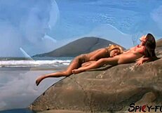 vintage brazilian blue film queens rip clothes for exotic pussy licking frenzy