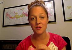 Naughty candy heart buttplug anal insertion and use demo