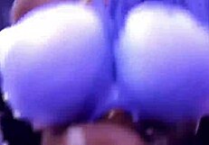 Overwatch Widowmaker Big Ass Bounces on Monster Cock in Sexy HMV with Cum