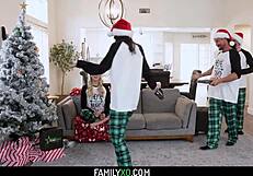 Hey stepmom dad join holiday foursome fuck teen Kay Lovely Nikki Zee hard