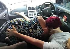 Step-nephew walks cougar then doggystyles her deep