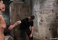 yo bound ebony slaves lick that pussy deep or get punished harder now feel the choke