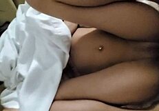 Skinny latina teen sidechick takes homemade pounding and cumshot