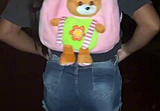 why hide that tight brazilian ass when public spots beg for it?