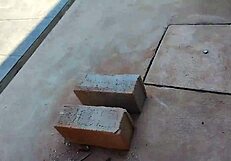 Putinha Flashes Pedreiro by Pool He Jerks Cum All Over Her