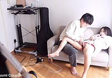 Tiny Big Tits Japanese College Girl First Handjob Portio Hits Multiple Massive Squirting Orgasms