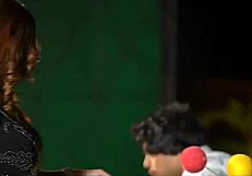 Hot Indian porn model fucked hard by bihari babu