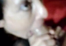 Tremenda argentina milf gives sloppy blowjob and masturbates big ass with toys!