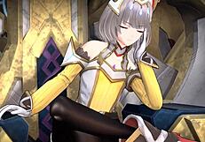 Hey, check out queen nia from xenoblade chronicles in this hot hentai pov bent over doggystyle