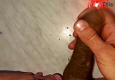 i drip hot wax on my long tattooed foreskin watching my penis swell huge and hard