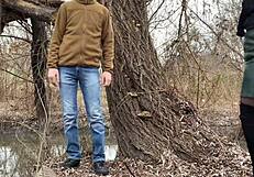 Mother-in-Law Grabs My Dick While I Pee Outdoors in Heels!