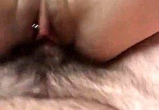 Pigtail wife deepthroats cock licks balls then rides doggystyle to orgasm