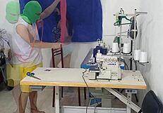 i gave in to coworker temptation letting him explore during massage