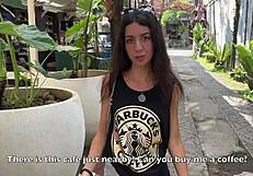 crazy public cumwalk after starbucks blowjob toilet sperm coffee