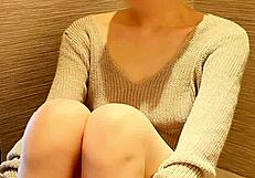 Cute Skinny Japanese Student Dressed as Princess in Short Miniskirt Showing Legs and Feet