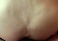 Pigtail wife deepthroats cock licks balls then rides doggystyle to orgasm