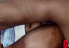 my girlfriend screams on black monster cock in homemade missionary