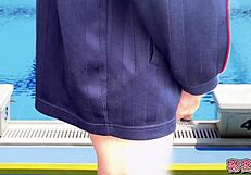 I'm the Slut Cumming in Girls' Swimsuits!!