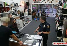 couple sneaky bitches caught stealing get punished hard blowjob pov garage spy cam