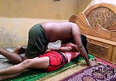 i fuck my indian wife's dripping wet pussy hard doggystyle on ranch wedding bed with desi monster cock